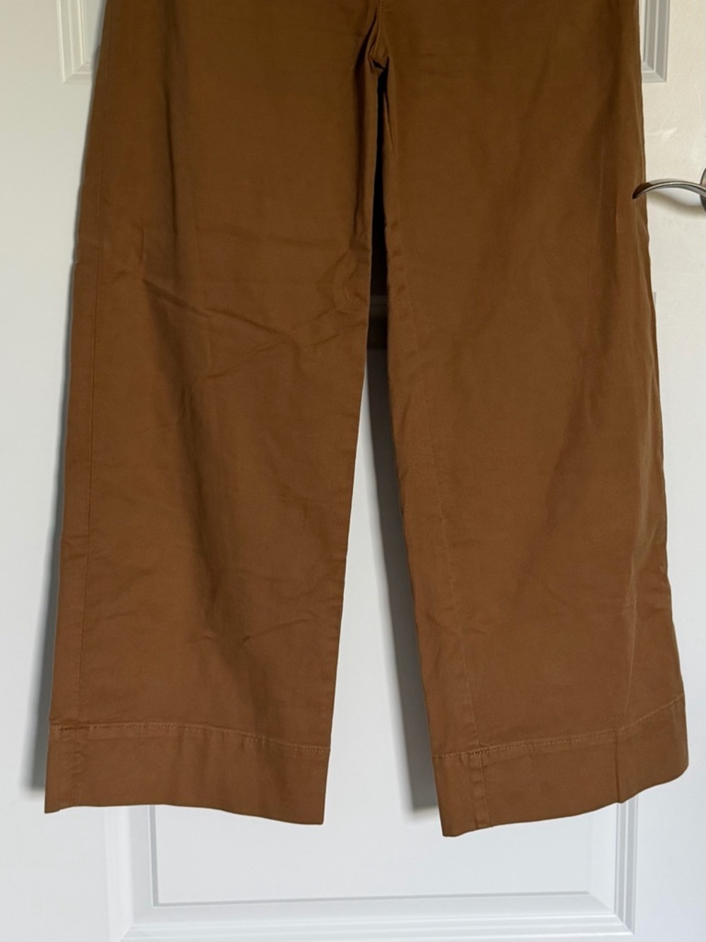 Abercrombie & Fitch Brown Ultra High Rise Cropped Wide Leg Pants 27 54847 - Picture 4 of 10